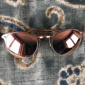 Rose gold sunglasses